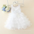 vestido de menina de flor do casamento moda 0-8 anos de fadas, 1 anos de idade vestido de aniversário do bebê